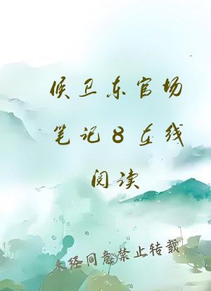 侯卫东官场笔记8在线阅读