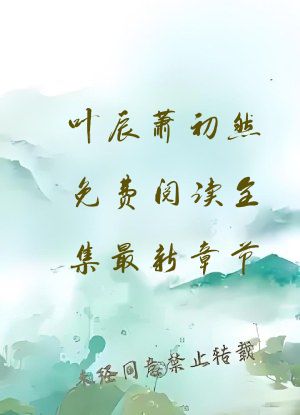 叶辰萧初然免费阅读全集最新章节