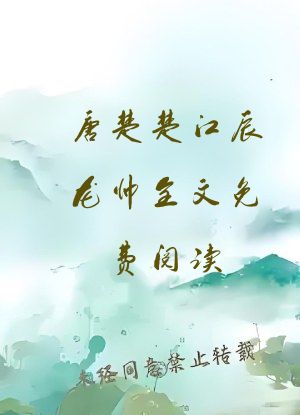 唐楚楚江辰龙帅全文免费阅读