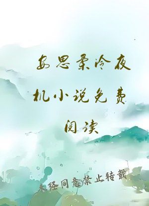 安思柔冷夜机小说免费阅读