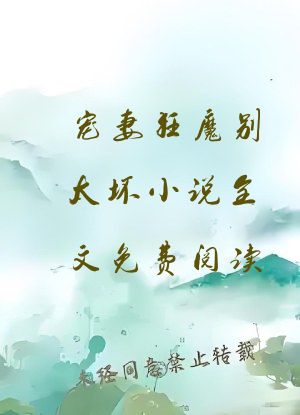 宠妻狂魔别太坏小说全文免费阅读