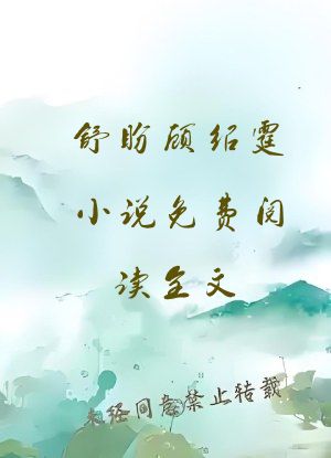 舒盼顾绍霆小说免费阅读全文